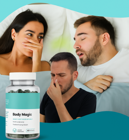 Les capsules de chlorophylle éliminent les odeurs corporelles