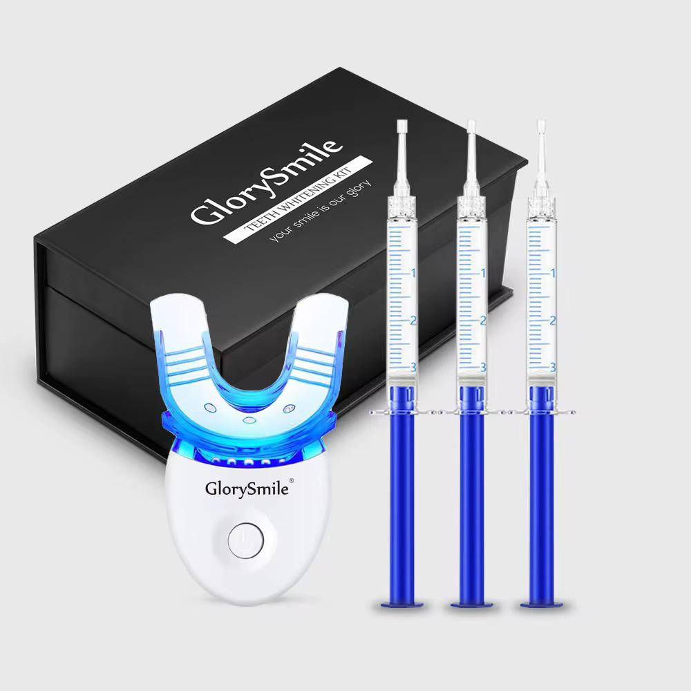 Kit de Blanchiment Dentaire LED GlorySmile® – Sourire Éclatant à Domicile 😁✨