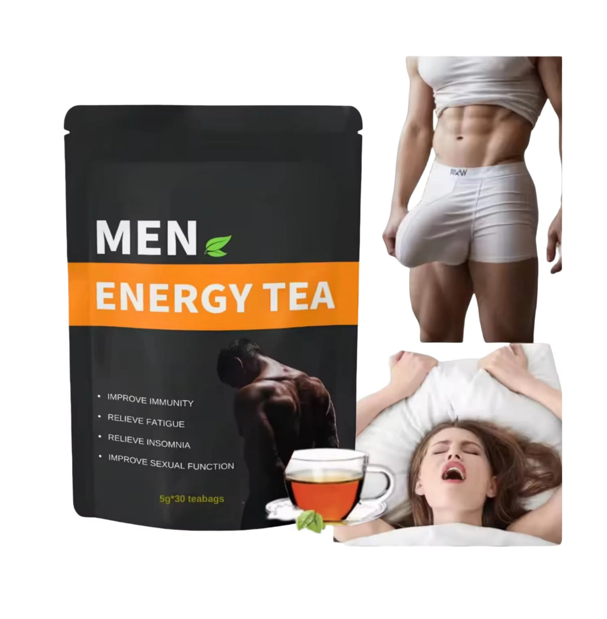 MEN ENERGY TEA -
Infusion Naturelle pour Vitalité, Endurance & Performance Masculine