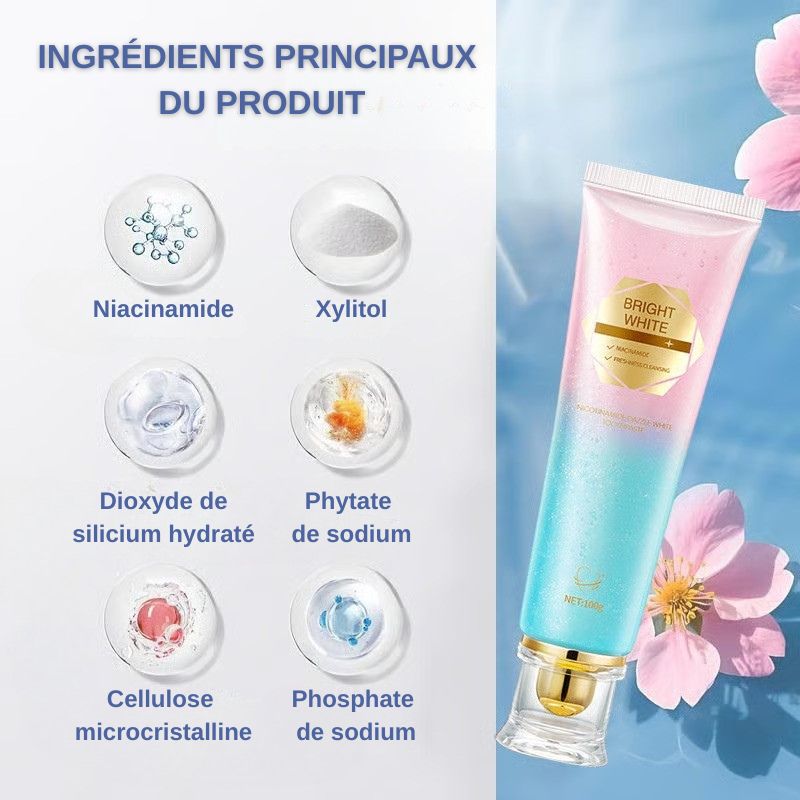 🦷 Dentifrice blanchissant à la niacinamide - Pour des dents plus saines et plus blanches ! (ci)