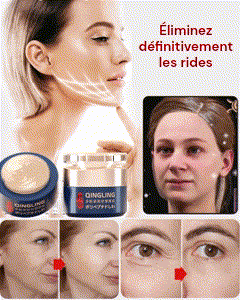 Crème Anti-Rides QINGLIN – Rajeunit, Illumine et Raffermit la Peau du Visage