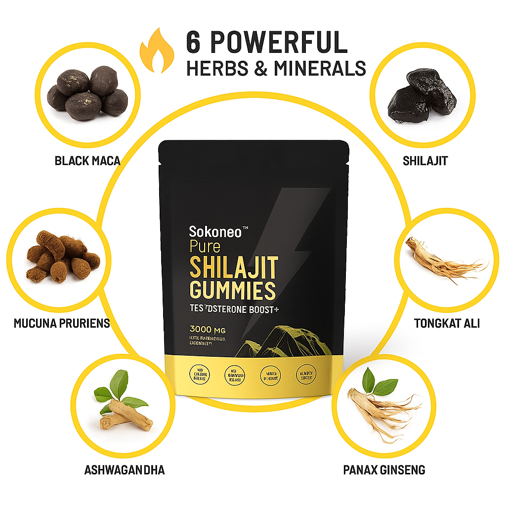 Sokoneo™ Pure Shilajit Gummies (60 gommes)_KG