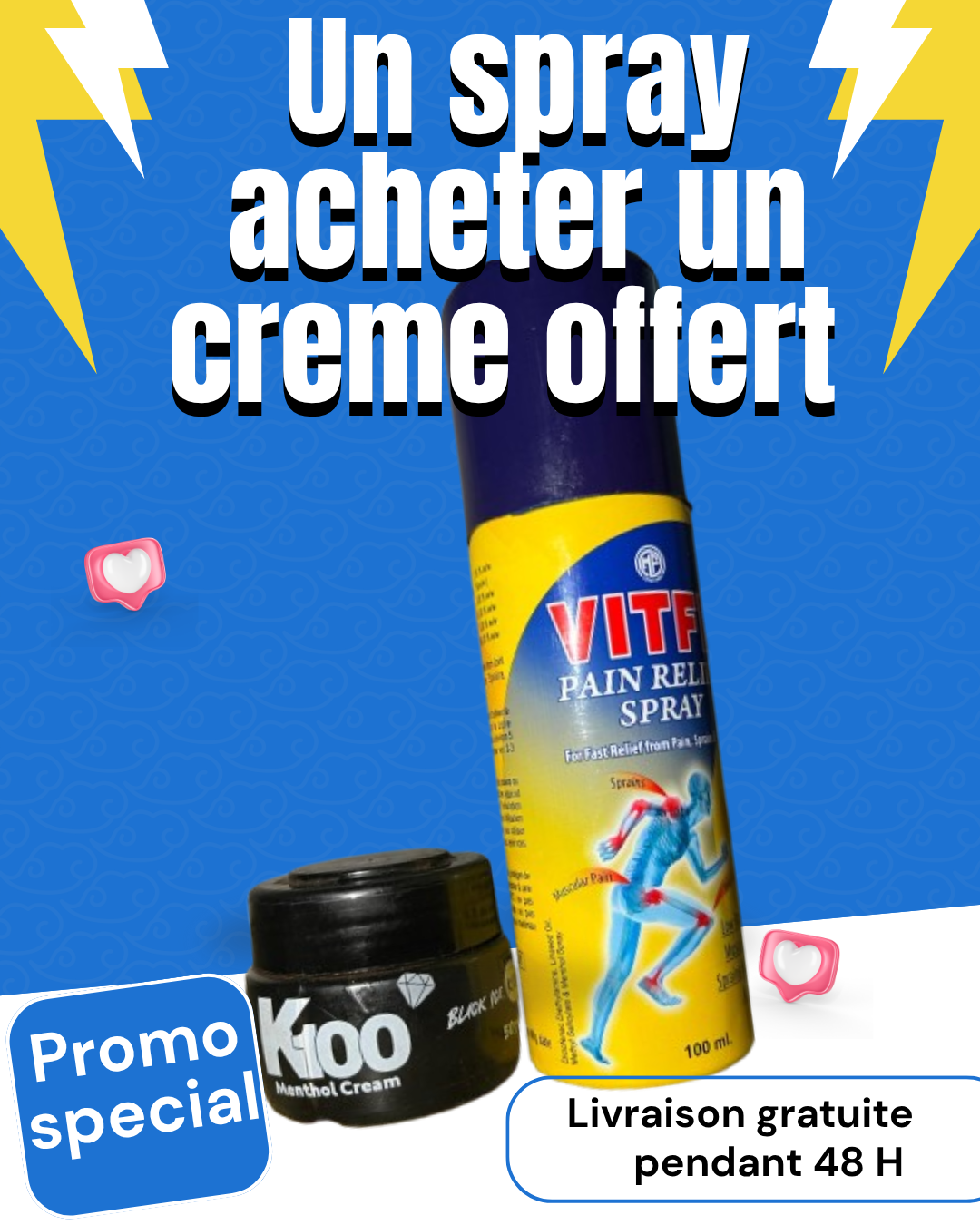 DITES ADIEU À LA DOULEUR… ET RECEVEZ UN CADEAU EN PLUS ! 🔥