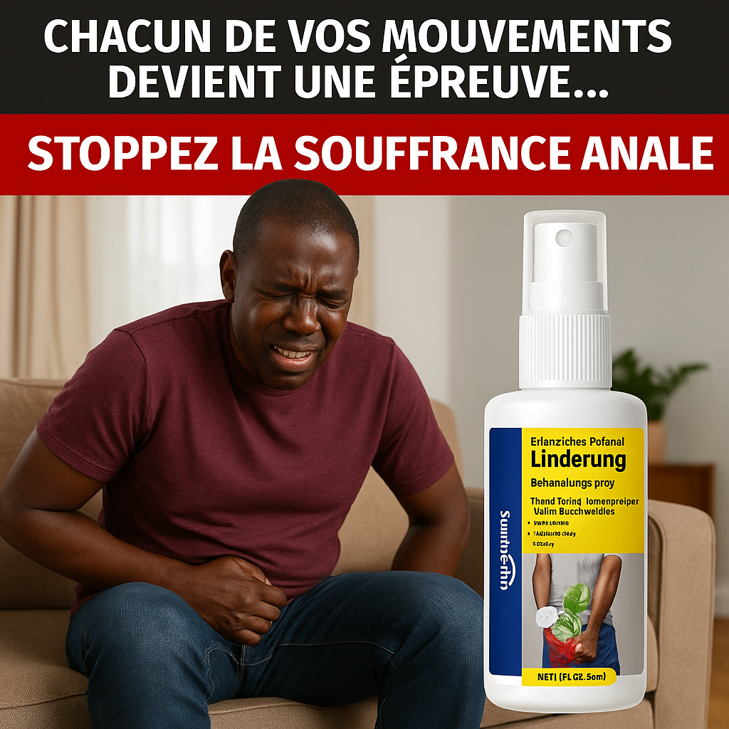 Spray Naturel Contre les Hémorroïdes et l’Irritation Anale