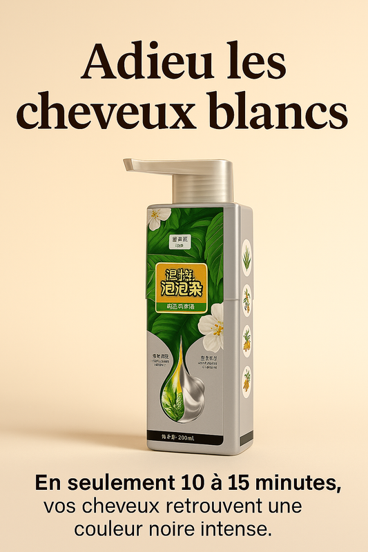 Shampooing Colorant Noir 200ml - La solution pour rajeunir vos cheveux