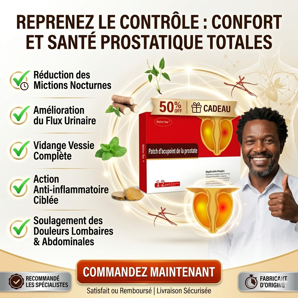 Libérez-vous des Problèmes de Prostate : Retrouvez votre Confort et votre Virilité dès Aujourd'hui!