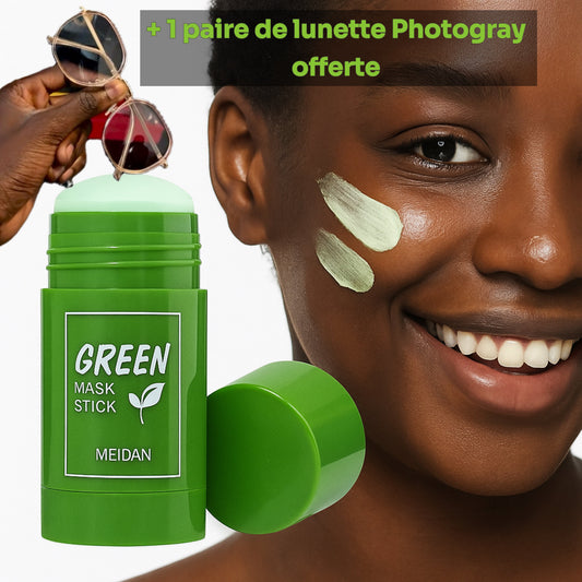 Masque au thé vert (1 paire de lunette photogray offerte)