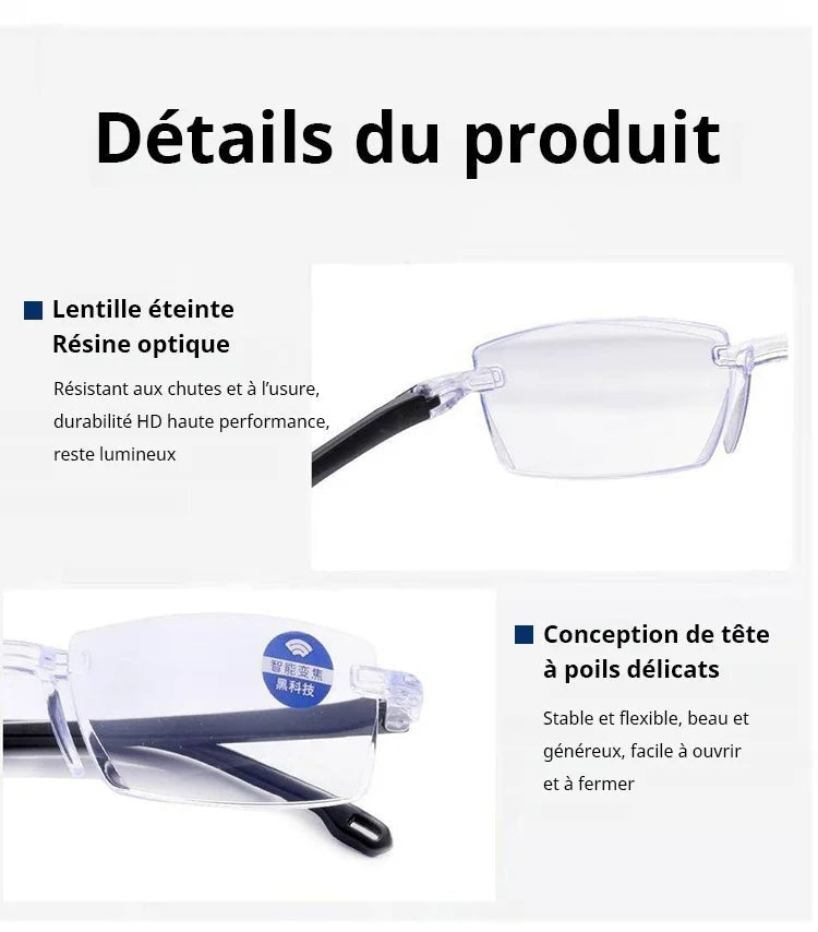 Lunettes De Lecture Près et Loin Anti-Rayon Bleu 🎁 50% Reduction aujourd'hui