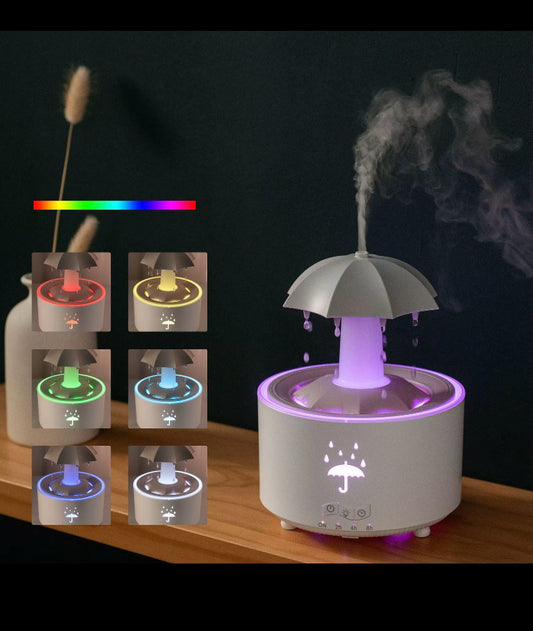 Diffuseur & Veilleuse LED- Polyvalent avec commande