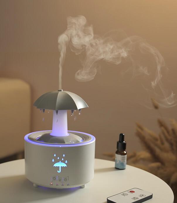 Diffuseur & Veilleuse LED- Polyvalent avec commande