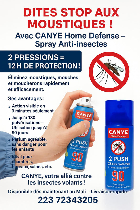 2 Pressions, 12h de Tranquillité – CANYE Home Defense