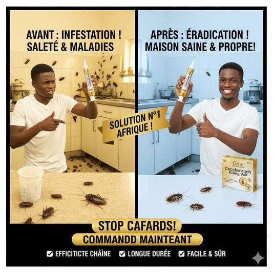 Ce gel ultra-collant attire les cafards et les tue à la source.