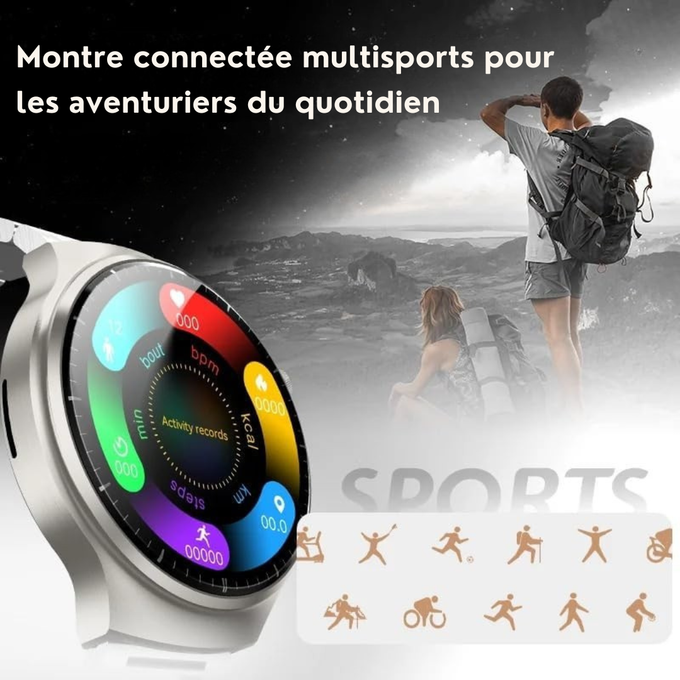 La Montre HW6 MAX Pro 2025 Premium + Cadeau exclusif aujourd'hui